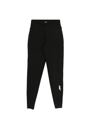 Autry logo-print leggings - Black