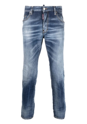 DSQUARED2 washed slim-fit jeans - Blue