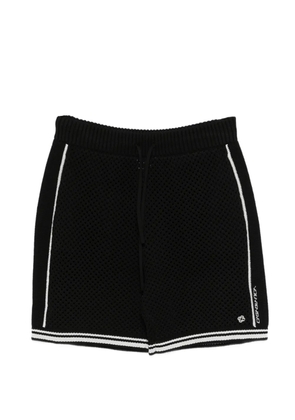 Casablanca logo-detail drawstring shorts - Black