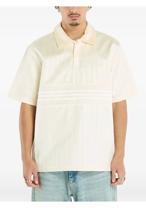 adidas stripe-detail polo shirt - Neutrals