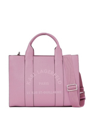 Karl Lagerfeld Rue St.Guillaume tote bag - Pink