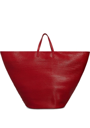 Giambattista Valli logo-patch tote bag - Red