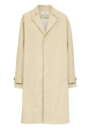 MM6 Maison Margiela single-breasted coat - Neutrals