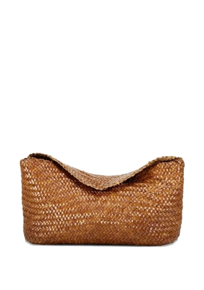 DRAGON DIFFUSION Santa Marta woven shoulder bag - Brown