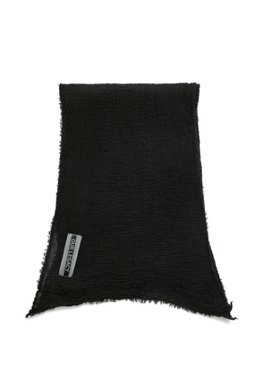 OUR LEGACY Cottage crinkle scarf - Black