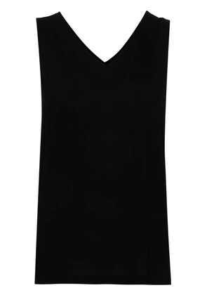 Fabiana Filippi georgette-crepe top - Black