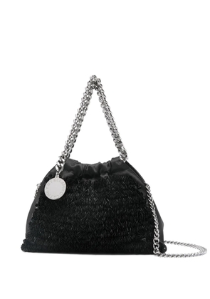 Stella McCartney mini Falabella beaded chain-strap shoulder bag - Black