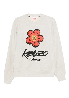 Kenzo Boke Flower-print sweatshirt - Neutrals
