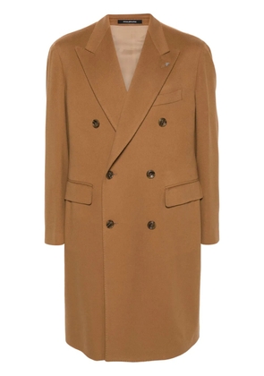 Tagliatore double-breasted coat - Brown