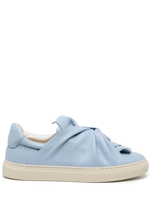 Ports 1961 knotted leather sneakers - Blue