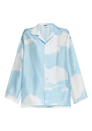 Moschino cloud-print shirt - Blue