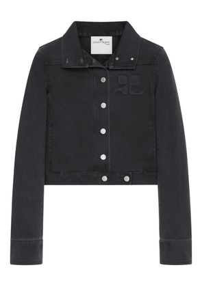 Courrèges Reedition button denim jacket - Black
