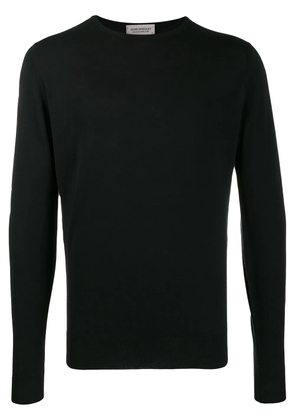 John Smedley Lundy crew neck jumper - Black