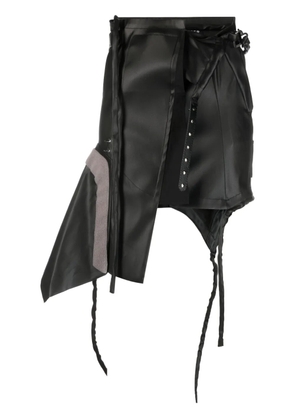 Ottolinger Biker asymmetric skirt - Black