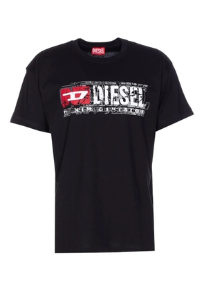 Diesel graphic-print crew-neck T-shirt - Black