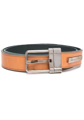 Gianfranco Ferré Pre-Owned 1990s buckled leather belt - Brown
