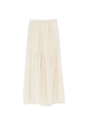 Lauren Manoogian pleated midi skirt - Neutrals