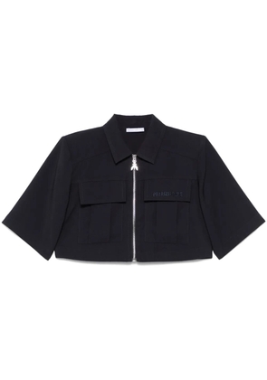 Patrizia Pepe cropped shirt - Blue