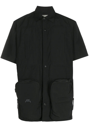 A-COLD-WALL* short sleeved snap fastened shirt - Black