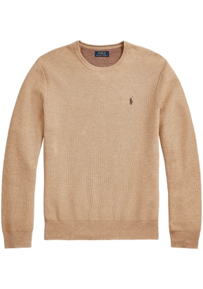 Polo Ralph Lauren Polo Pony-embroidered jumper - Neutrals