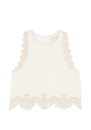Forte Forte crochet top - Neutrals