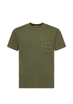 Stone Island logo patch T-shirt - Green