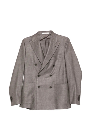 Tagliatore double-breasted blazer - Grey