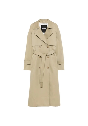 Patrizia Pepe cotton trench coat - Neutrals