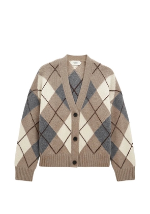 Pringle of Scotland argyle cashmere cardigan - Neutrals