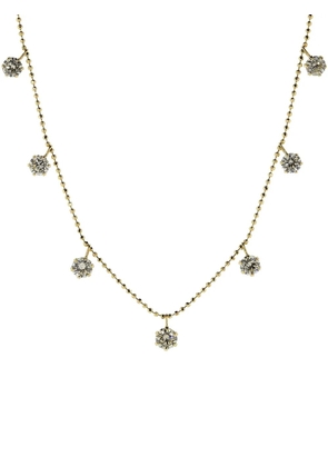 graziela 18K yellow gold medium Floating diamonds necklace