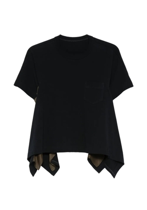 sacai pocket panelled T-shirt - Blue