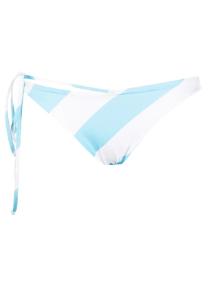 Sian Swimwear Christina striped bikini bottoms - Blue