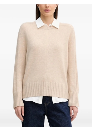 Benetton ribbed cashmere sweater - Neutrals
