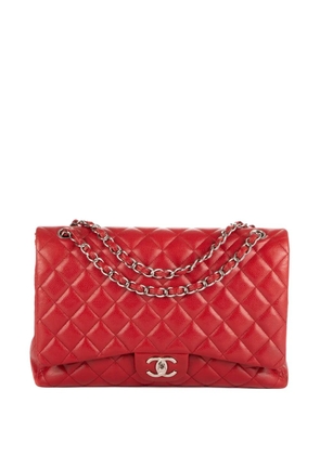 CHANEL Pre-Owned maxi Double Flap shoulder bag - Red