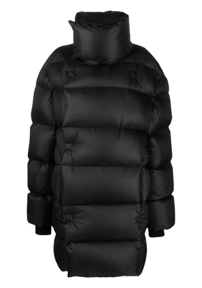 Rick Owens padded high-neck coat - Black