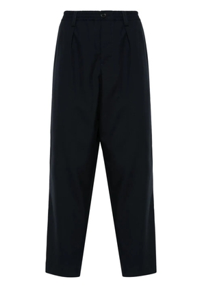 Marni pleat-detail tapered trousers - Blue