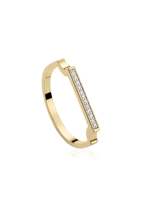 Monica Vinader Signature Thin Diamond ring - Gold