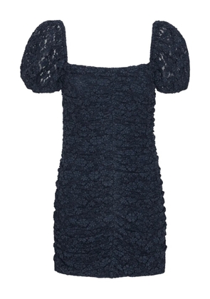 ROTATE BIRGER CHRISTENSEN puff-sleeve mini dress - Blue