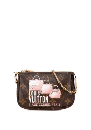 Louis Vuitton Pre-Owned 2010 Monogram Affiche Mini Pochette Accessoires handbag - Brown