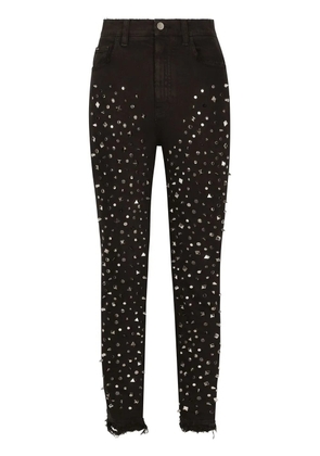 Dolce & Gabbana Audrey studded skinny jeans - Black