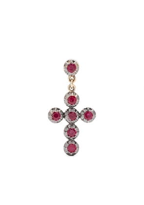 Jacquie Aiche 14kt yellow gold ruby earrings