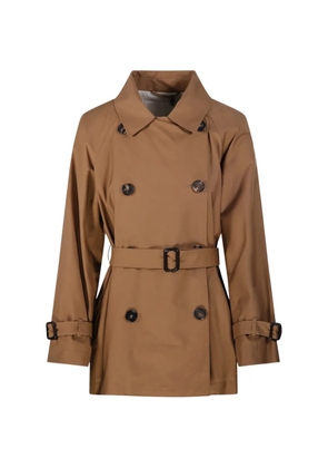 Max Mara belted double-breasted trench coat - Brown