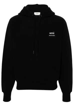AMI Paris Ami de Coeur logo-print hoodie - Black