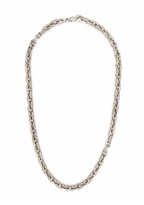 Emanuele Bicocchi spiked chain-link necklace - Silver