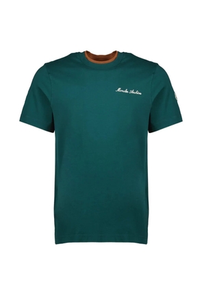 Moncler logo-embroidered T-shirt - Green