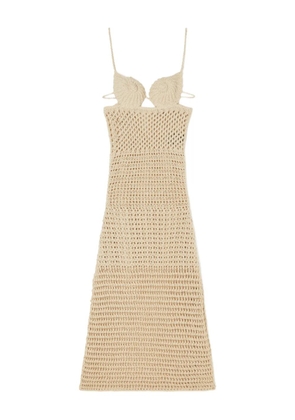 Alanui The Sound of the Sea midi dress - Neutrals