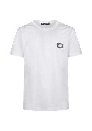 Dolce & Gabbana logo-plaque T-shirt - White