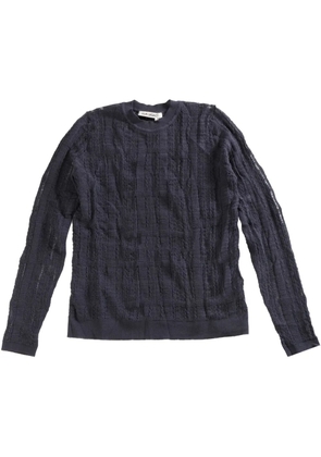OUR LEGACY open-knit sweater - Blue