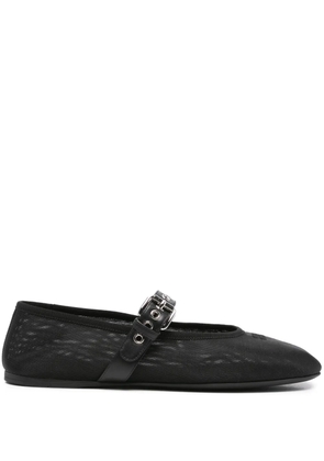 Miu Miu mesh ballet flats - Black