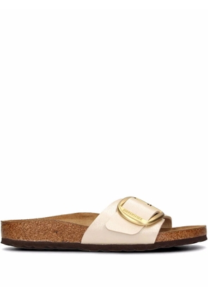 Birkenstock Madrid big buckle sandals - White